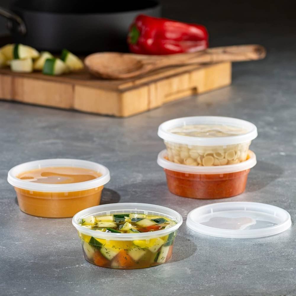 SEALABLE ROUND CONTAINERS